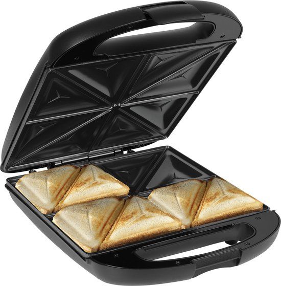 Tristar SA-3069 Sandwich Maker XL - Tosti ijzer - 1500W - Zwart
