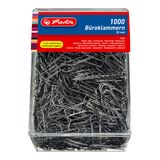 Herlitz Paperclips grijs 1000 stuks