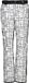 Cmp Dames Skibroek Clima Protect Geruit Wit/Zwart S