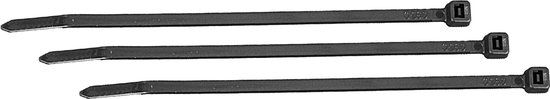 Kabelbinders zwart 530 x 9 mm - 100 stuks
