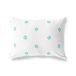 BonaMaison Turkoois-Wit Decoratieve Kussensloop, Kussenhoezen Bank, Decoratieve Kussenhoesjes, Kussensloop; Sofa, Slaapkamer, Kantoor, Auto 45x60 Cm - Ontworpen en vervaardigd in Turkije