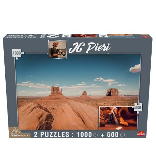 Goliath - Puzzel - Collectie JC Pieri - Monument Valley en Antelope Canyon (USA) - 1000 en 500 stukjes - vanaf 7 jaar