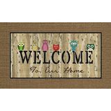 Apache Mills Live Love Laugh Wildflowers Welcome Uils Deurmat 18-Inch X 30-Inch