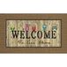 Apache Mills Live Love Laugh Wildflowers Welcome Uils Deurmat 18-Inch X 30-Inch