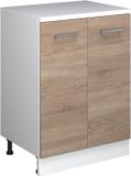 Vicco Keukenkast voor schuine wand R-Line, Sonoma, 60 cm