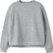 NAME IT Meisjes Sweater Lange Mouw Katoen/Polyester Lichtgrijs Melange 134/140