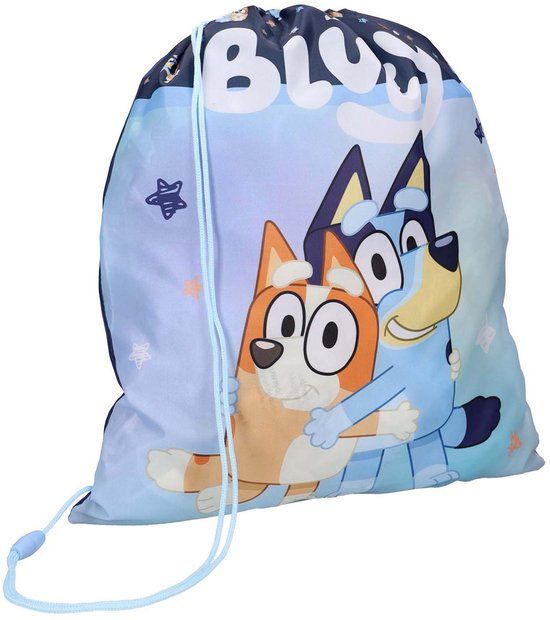 4KidsOnly Bluey Gymtas - Zwemtas - 40 cm - Blauw - Voor Kinderen