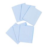 Ti TIN 6 stuks hoeslakens voor kinder- en babybed, 52 x 132 cm, blauw