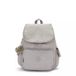 Kipling Women's City Pack Medium Backpack, Grey Gris, 10.5" L x 14.5" H x 6.75" D