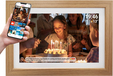 Denver 15.6" Digitale Fotolijst - Hout - Full HD - Frameo - WiFi - 16GB - PFF1543LW