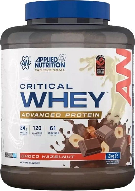 Applied Nutrition Critical Whey (2000g) Choco Hazelnut - Whey Protein Mix