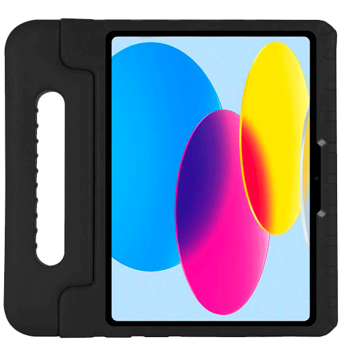 Just-in-Case Just in Case Kidscase Kunststof Back Cover Zwart  Apple iPad 2022
