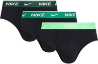 Nike Essential Cotton Stretch Brief Slips 3 Eenheden Zwart M Man