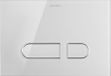 Duravit DuraSystem Plaque de commande A1 - Verre Blanc