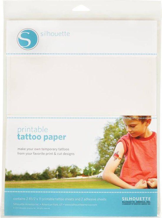 Silhouette America Temporary tattoo paper Silhouette Cameo of Curio