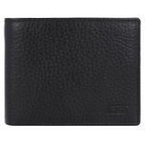 Jost Stockholm Portemonnee Leer 12 cm - Jongens - Horizontaal - schwarz