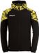 Uhlsport Goal 25 Evo Woven Hood Jacket Zwart-Limoen Geel Maat 3XL