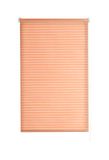 Estoralis Robert Rolgordijn met modern design zonder boren, lichtdoorlatende strepen, oranje, 50 x 195 cm