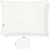 Shadow Comfort Voile rectangulaire - Résistant aux UV - Voile d'ombrage - 200 x 300 CM - Arctic White