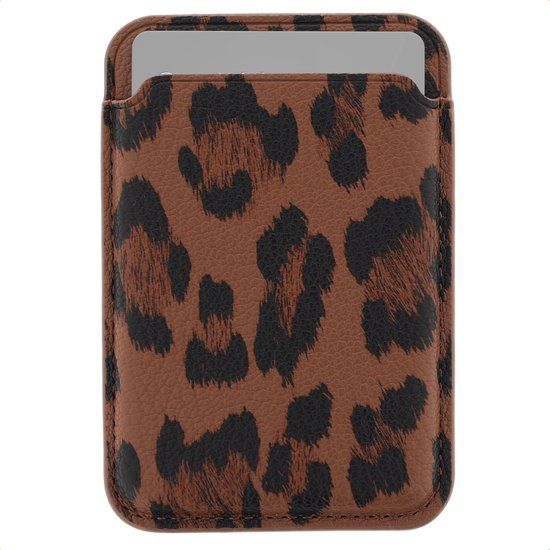 Selencia Sabi Pashouder geschikt voor MagSafe - Wallet Kaarthouder - Mocha Brown