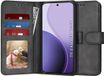 Techsuit Diary Book Wallet Case Zwart geschikt voor Oppo Reno14 F/FS