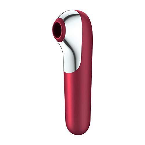 Satisfyer Dual Love Luchtdrukvibrator - Rood