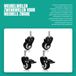 Dailygoods Set de 4 roues de meubles - Roues pivotantes avec frein - Roues pivotantes avec filetage - Roues robustes - Caoutchouc - Convient aux meubles