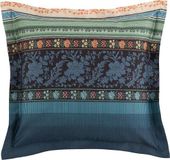 Bassetti Kussensloop Orosei G1 van 100% katoen-Mako-satijn in de kleur grijs, afmetingen: 65cm x 65cm