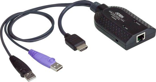 ATEN KA7168 HDMI USB Virtual Media KVM Adapter Cable - Black
