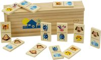Science4you Domino voor kinderen met dieren, Domino-spel van Madeira, voor kinderen vanaf 3 jaar, houten speelgoed
