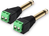 kwmobile 2x 6,35mm Jack adapter