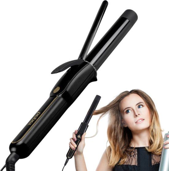 Beper P301PIS001 Curly Pro Krultang - Wafeltang - Zwart