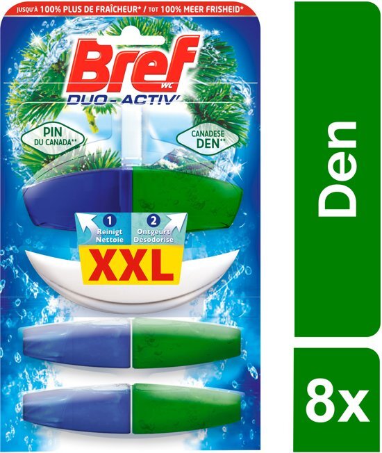 - Bref Duo Actief Pine - 3 x 8 stuks - toiletblok