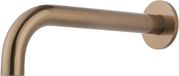Wiesbaden Caral Bec de baignoire rond 25 cm - Bronze brossé Cuivre PVD