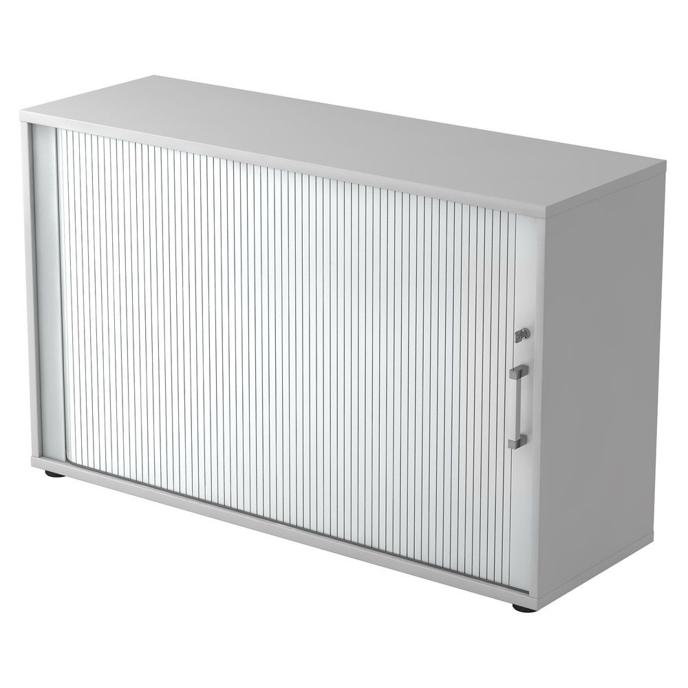 Roldeurkast | Grijs/Zilver | 120 x 40 x 74,8 cm | Beta 1732S