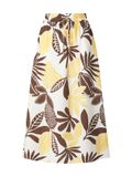 s.Oliver Rok ecru / chocoladebruin / geel