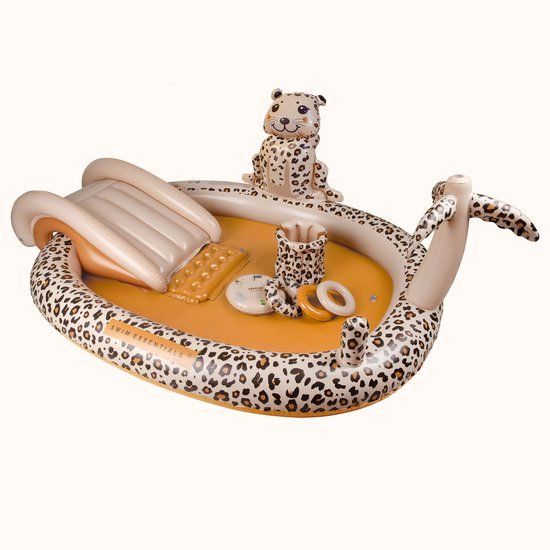Swim Essentials Speelzwembad Panterprint, 203x183x89cm, Meerkleurig