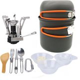 OEM OrangeCartB.V. Outdoor kamperen, draagbare kookgerei, set, gecombineerd bestek, picknickpan, buiten koken, buitenkeukengerei, pan, stijl 2