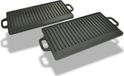Plat à griller en fonte réversible 50x23 cm