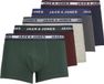Jack & Jones Mannen 5-Pack Boxershorts - Dark Grey Melange - XXL