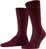 FALKE Sensitive Malaga drukvrije comfort tailleband katoen sokken heren rood - maat 43-46