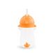Munchkin Tip & Sip Straw Cup Weighted 296ml Oranje