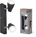 Osram LED SPOT PEAR plafondmontagespot 260mm, zwart