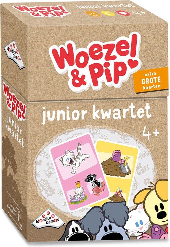 Woezel & Pip Junior Kwartet - Kaartspel