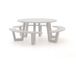 Bellagio tuinmeubelen Bellagio Cavoli picknicktafel ø150cm