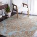 Safavieh Modern tapijt, PAR348, geweven viscose, grijs/goud bruin, 120 x 180 cm