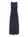 ONLY Lange damesjurk, normale pasvorm, V-hals, lange jurk, nachtblauw, M