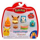 Squish-a-long Pokémon Squish-A-Longs 4 Pack - Eevee / Snorlax / Torchic / Bellibolt