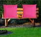 Anna's Collection Sierkussen 60x60cm Fuchsia Polyester Buiten