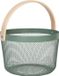 Merkloos Relaxdays Opbergmand - Metaal - Rond - Mint